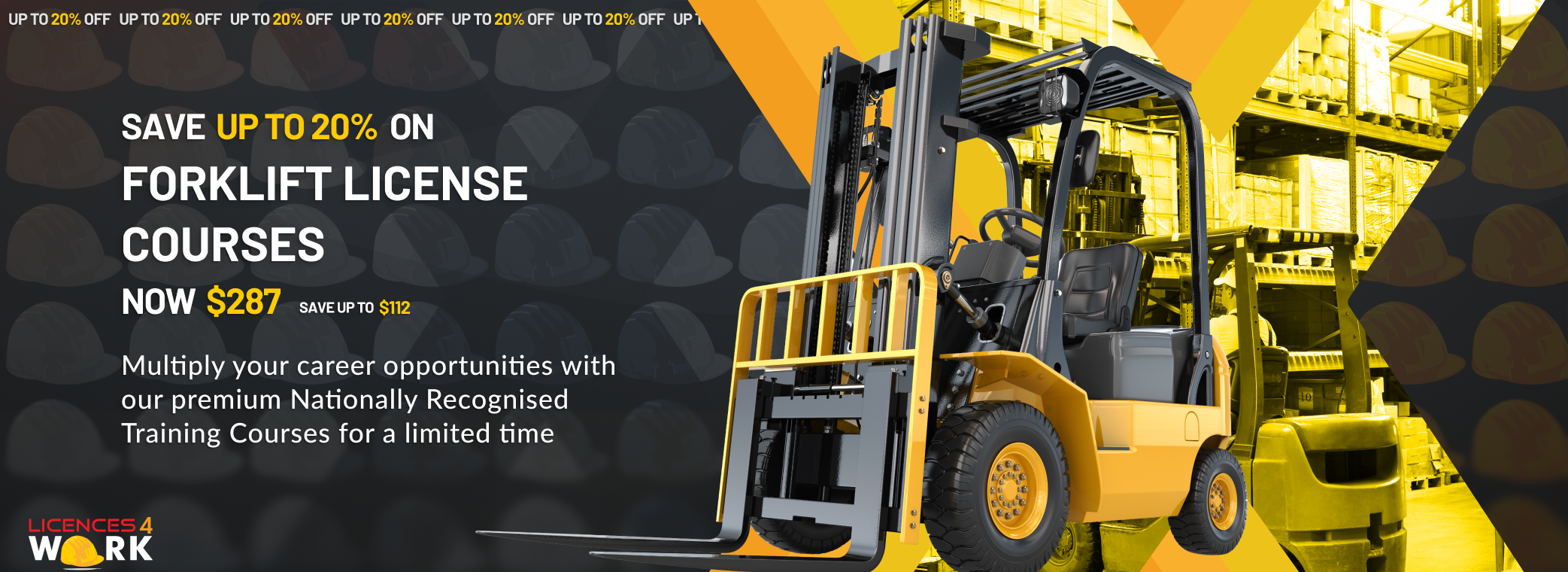 Get up to 20percent off